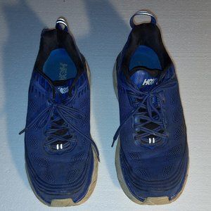 Hoka One One Bondi 6 Mens Size  9.5 Blue Athletic Running Shoes